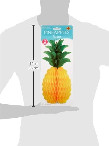 Beistle Tissue Pineapples Centerpieces