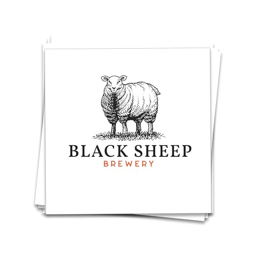 100 Count Custom Printed Napkins with Logo or Image