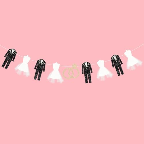Tedercle Wedding Dress Garland Banner Set