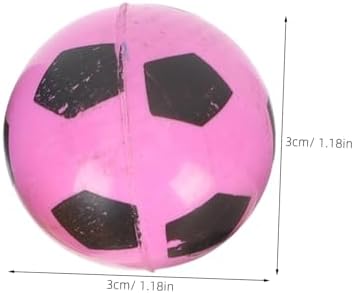 20pcs Soccer Pattern Bouncy Balls for Parties and Prizes