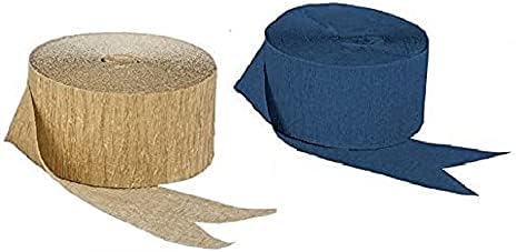 K-Kraft USA-Made Crepe Paper Streamers 2 Rolls