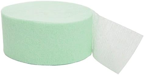 Mint Crepe Paper Roll Streamer - 81 ft Pack of 1