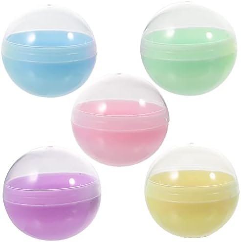 Toyvian 50pcs Fillable Mystery Machine Balls for Easter and Birthday Parties
