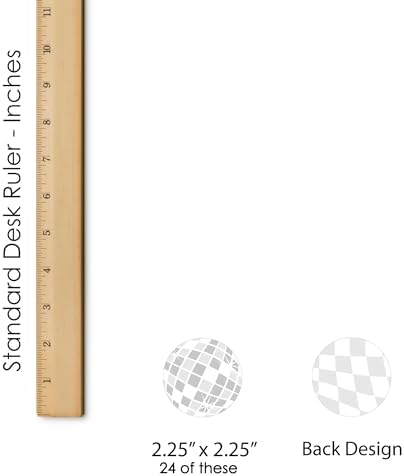 Big Dot of Happiness Disco Ball Cut Outs - 24 Count