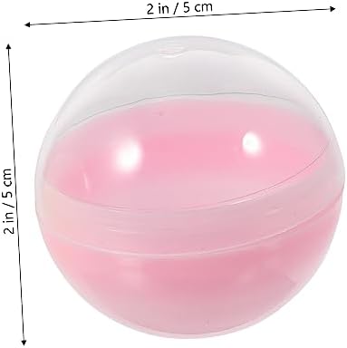 VICASKY 50pcs Reusable Fillable Balls for Playpits and Showcases