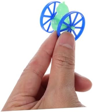 SUPVOX 50PCS Mini Wheeled Tumbler Toy Set for Adults and Kids