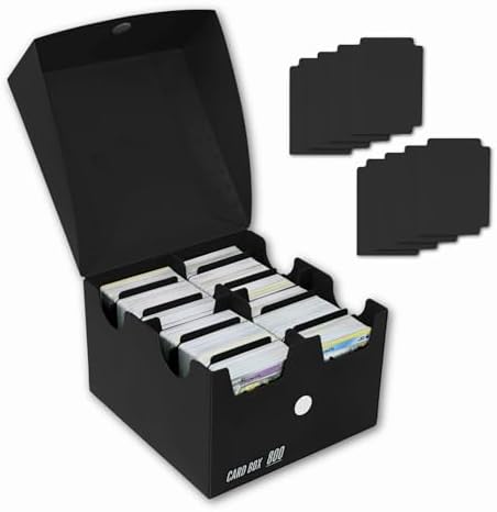 Collectors Hubs Trading Card Storage Box 800 - Black