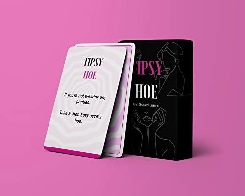 Tipsy Hoe Girls Night Drinking Card Game
