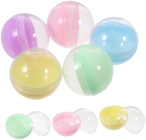 VICASKY 50pcs Reusable Fillable Balls for Playpits and Showcases