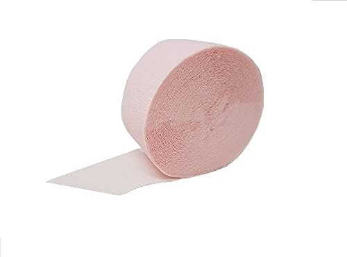 K-Kraft USA Made Whisper Pink Crepe Streamers 1 Roll