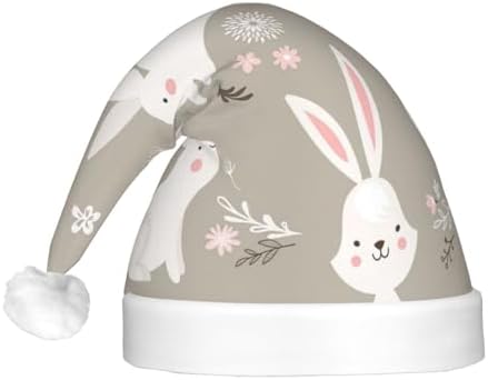 Easter Bunny Christmas Hat with LED Lights