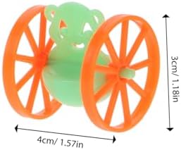 SUPVOX 50PCS Mini Wheeled Tumbler Toy Set for Adults and Kids