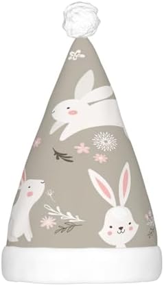 Easter Bunny Christmas Hat with LED Lights