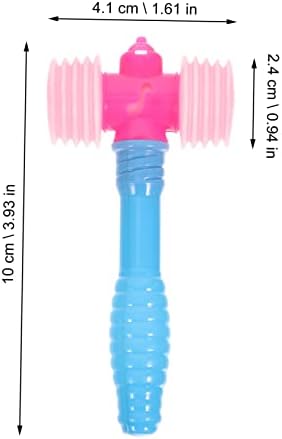 IMIKEYA 10pcs Squeaky Plastic Hammer Toys for Kids
