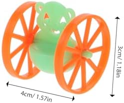 Hemoton 50pcs Rolling Tumbler Toy Wheels Mini Tumbler Toys for Kids Parties