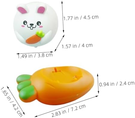 VOSAREA Mini Bunny Carrot Pull Back Toy Car