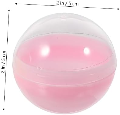 Toyvian 50pcs Fillable Mystery Machine Balls for Easter and Birthday Parties