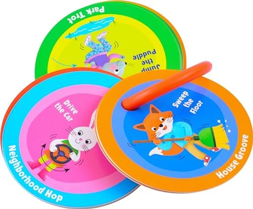MOLLYBEE KIDS Preschool Dance Party Cards for Ages 3