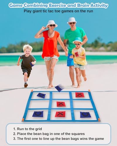 Giant Tic Tac Toe Game Set for Outdoor Fun