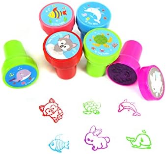 TINYMILLS 60 Pcs Animals Stampers for Kids