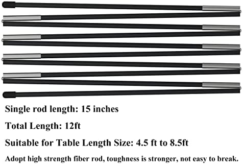 LANGXUN 12ft Black Balloon Arch Kit for Parties