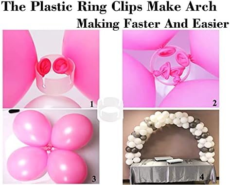 LANGXUN 12ft Black Balloon Arch Kit for Parties