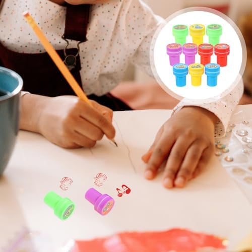 Alasum 10Pcs Construction Truck Stamp Set for Scrapbooking DIY Crafts