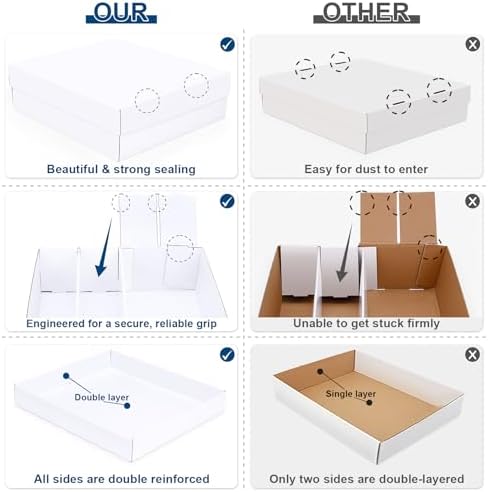 Leyzan Trading Card Storage Box with Dividers 1 Pack