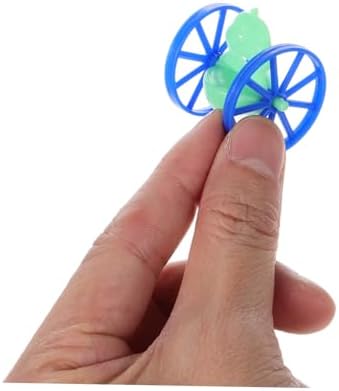 Hemoton 50pcs Rolling Tumbler Toy Wheels Mini Tumbler Toys for Kids Parties