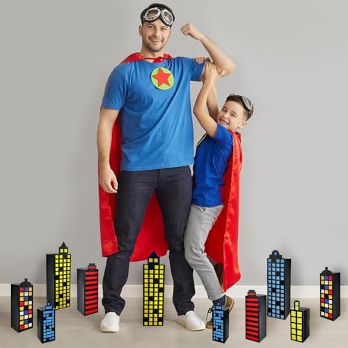 12 Pcs Hero Party Favor Boxes with Mixed Sizes