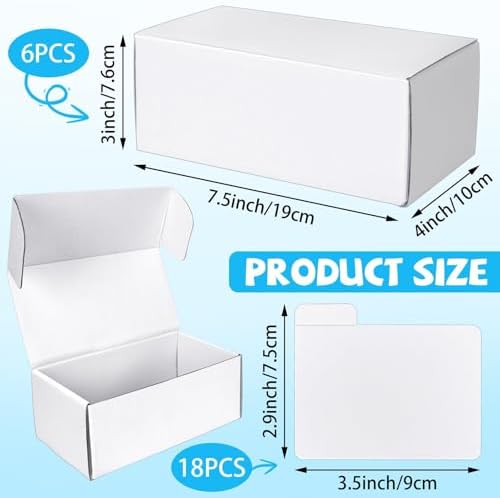 VOKOY Trading Card Storage Box 6 Pack 400 Count Case