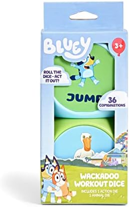 BLUEY Wackadoo Dice Game for Family Fun