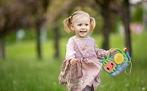 eKids Cocomelon Singalong Boombox with Microphone and Built-in Music