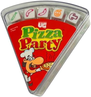 University Games Pizza Party Dice Game for Kids and Families