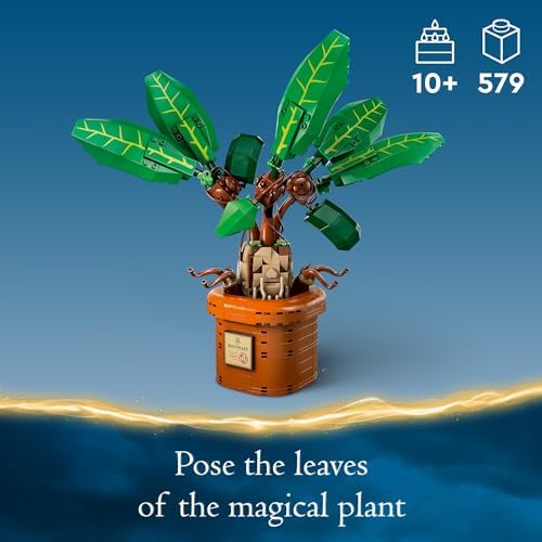 LEGO Harry Potter Mandrake Figure and Pot Plant Set