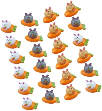 PENIKOKO Easter Mini Pull Back Cars with Rabbit and Carrot Design