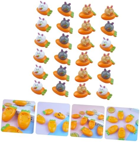 PENIKOKO Easter Mini Pull Back Cars with Rabbit and Carrot Design
