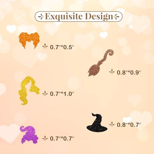 150pcs Hocus Pocus Confetti Halloween Decorations