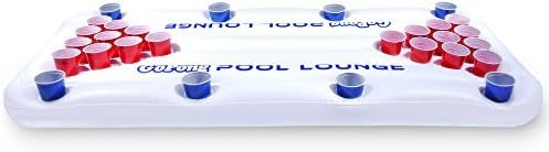 GoPong Pool Lounge Beer Pong Inflatable White