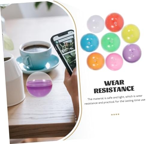 Brightfufu Strong Sturdy Party Game Balls 50pcs Plastic Capsules