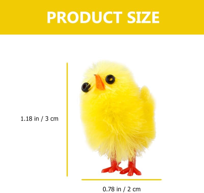 DOITOOL 36 Pcs Mini Easter Chicks Decor