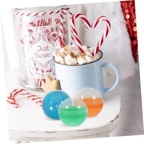 Brightfufu Strong Sturdy Party Game Balls 50pcs Plastic Capsules