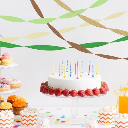 5 Rolls Crepe Paper Streamers for Party Decorations