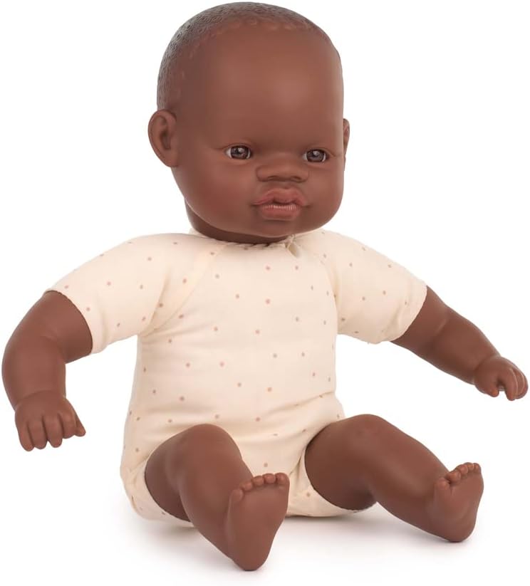 Miniland African Baby Doll 125 Inch Soft Body