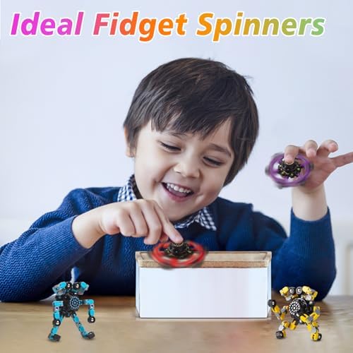 Transformable Fidget Spinners 4 Pcs Stress Relief Toy