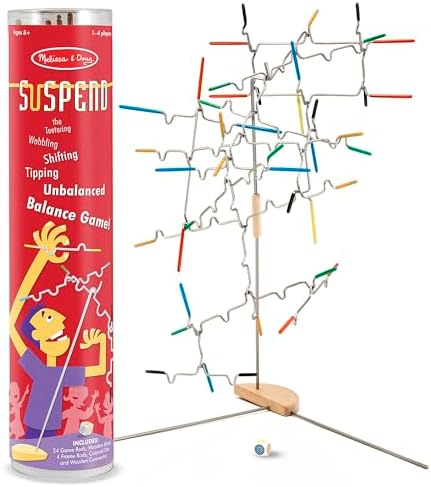 Melissa Doug Suspend Family Game 31 Pcs Wire Balance Game