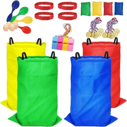 Websonaw 32Pcs Outdoor Games Set for Kids Adults