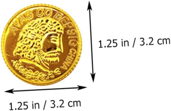 Abaodam Assorted Plastic Pirate Coins for Parties