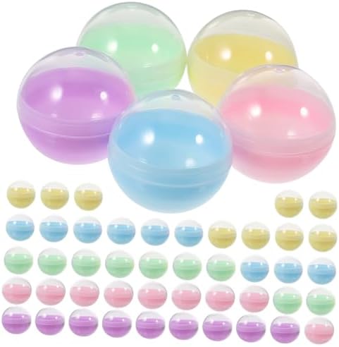 VICASKY 50pcs Reusable Fillable Balls for Playpits and Showcases