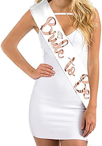 Delphinus Bride to Be Set 3 Pack Tiara Veil Sash Accessories